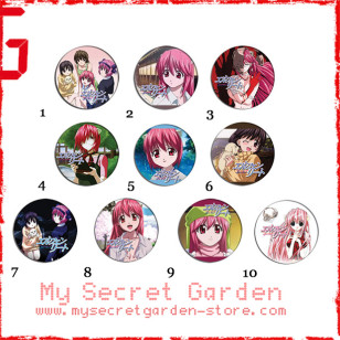 Elfen Lied エルフェンリートAnime Pinback Button Badge Set 1a or 1b ( or Hair Ties / 4.4 cm Badge / Magnet / Keychain Set )